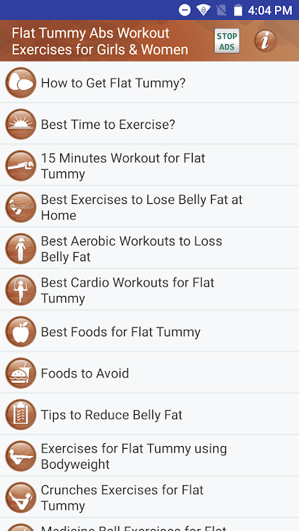 Flat Tummy Abs Workout Exercises For Girls Women