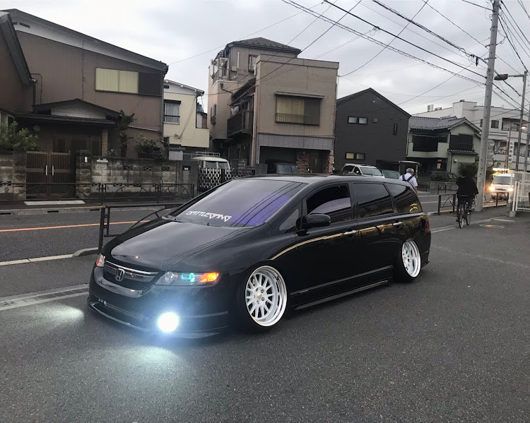 オデッセイのオデッセイ売ります・車売ります・オデッセイRB1・workwheels・車高短に関するカスタム事例の投稿画像1枚目