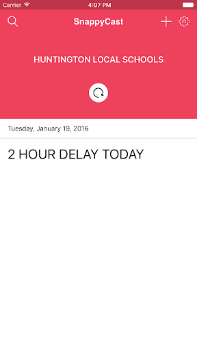 SnappyCast - Closings Delays