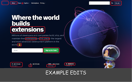 Design Mode: Edit any webpage