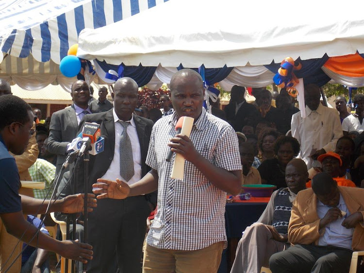 Suba South MP John Mbadi in Migori county during a past event.