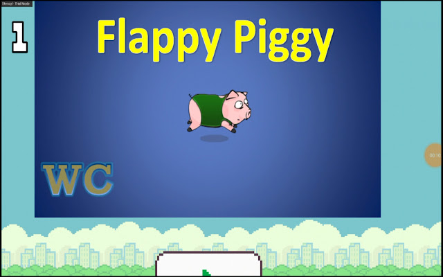 Flappy Piggy chrome extension