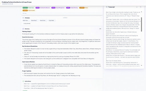 MeetingHub: AI Meeting Recorder & Notetaker screenshot 3