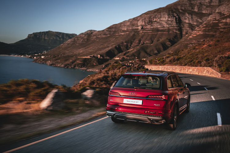 Audi treated the Q7 tail lights to a redesign. Twenty-inch wheels are standard.