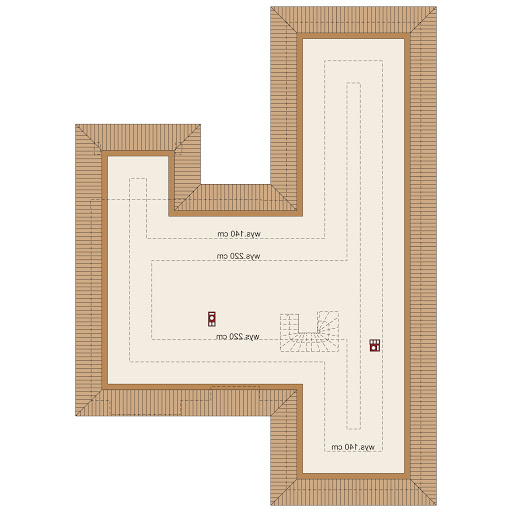 Domena 115 B - Rzut strychu - do adaptacji