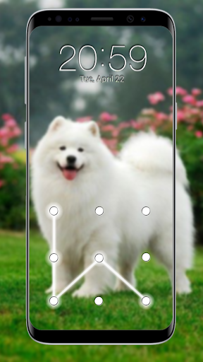 Screenshot Puppy Dog Lock Screen