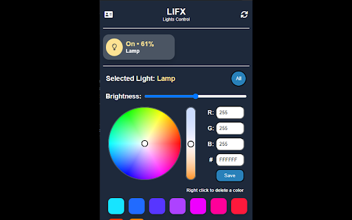 LIFX Lights Control