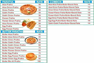 Paratha Junction menu 1