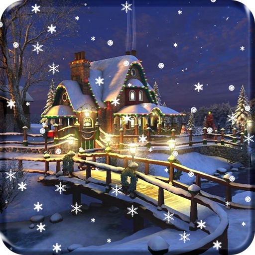 Noël Hiver Neige Nuit Live Wallpaper Applications Sur