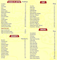 Frequent Bakes menu 2