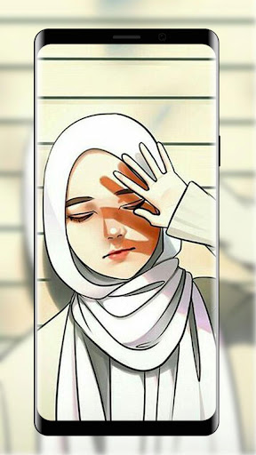 Hijab muslima Wallpapers cartoon