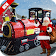 Christmas Shopping Mall Snow Train Simulator icon