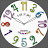 Watch Face CHAOTIC COLOR HOURS icon