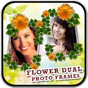 Flower Dual Photo Frames  Icon