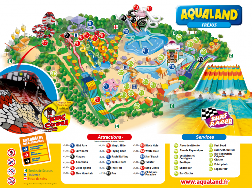 Aqualand Fréjus - Parc Aquatique dans le Var (83)