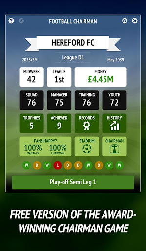 Football Chairman - Build a Soccer Empire 1.5.2 screenshots apk mod hack proof 1