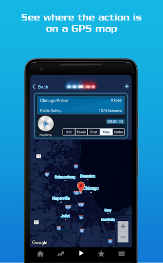 Police Scanner Radio - Hot Pursuit Police Scanner