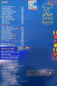 Burger Fries Factory menu 3