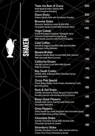 Zucca Lounge menu 3