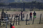 MKMVA members posted outside former president Jacob Zuma's homestead starting their day on Wednesday morning.