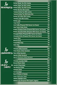 Fusion Health Food menu 7