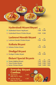 EKDUM! Biryanis Of India menu 1