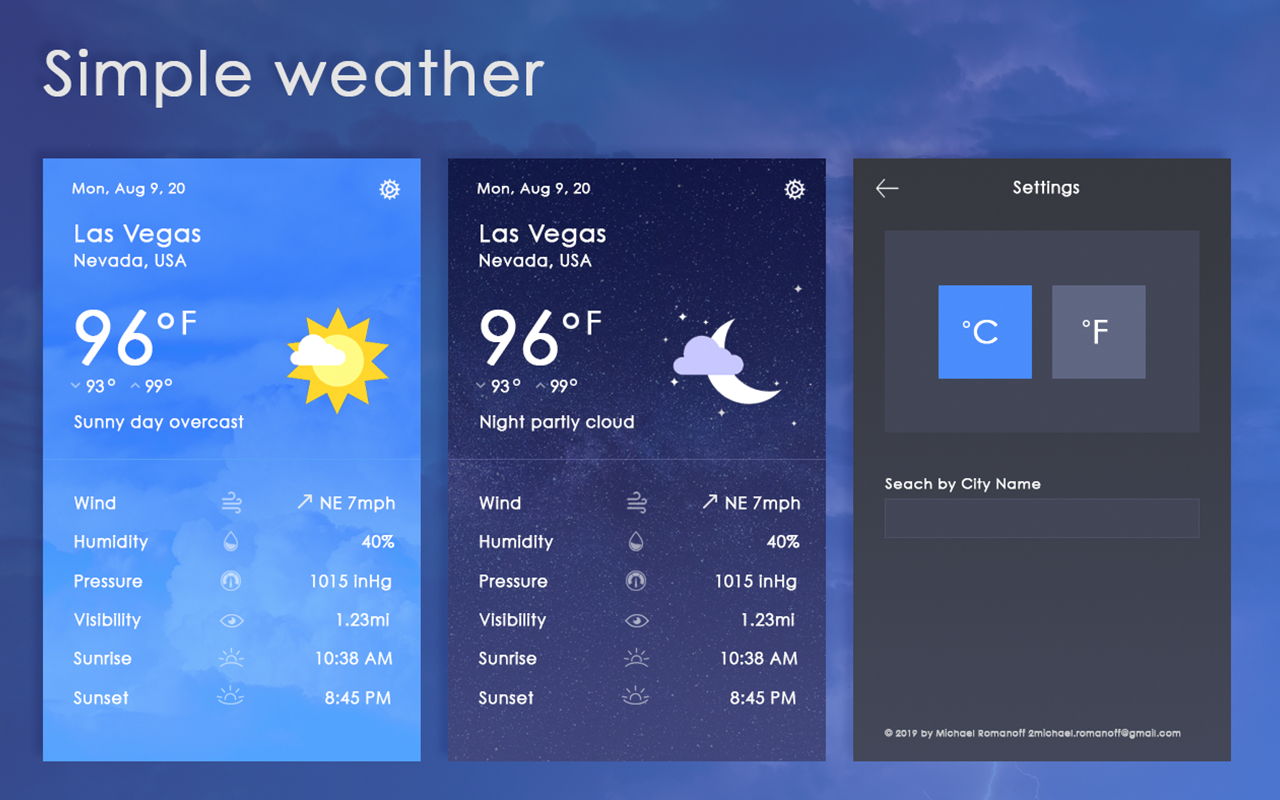 Simple Weather Report Preview image 3