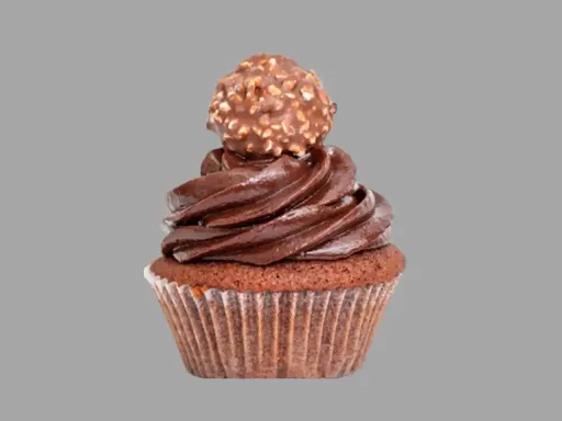 Eggless Ferrero Rocher Chocolate Cupcake [2 Pieces]