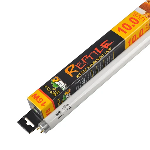 10.0 Reptile Fluorescent Desert Terrarium Tube Lamp,UVA UVB Bulb,15 Watt,T8,45cm