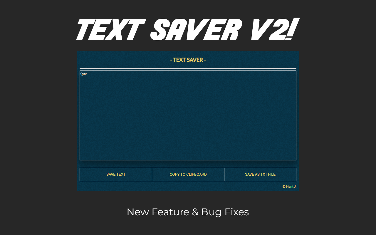 Text Saver Preview image 0