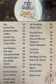 Shetty's Cafe menu 1