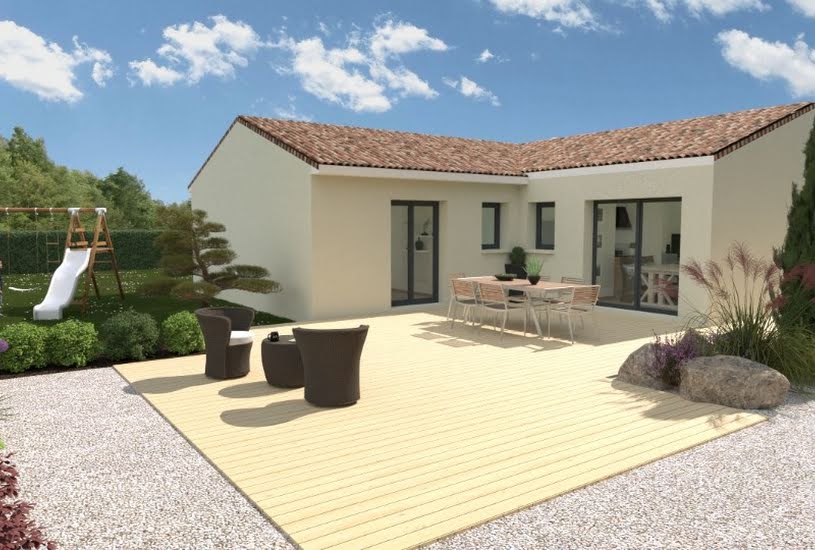  Vente Terrain + Maison - Terrain : 430m² - Maison : 90m² à Bagnols-sur-Cèze (30200) 