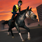 Cover Image of Download 3D Police Horse Racing Extreme 1 APK