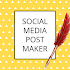 Social Media Post Maker, Planner & Graphic Design24.0