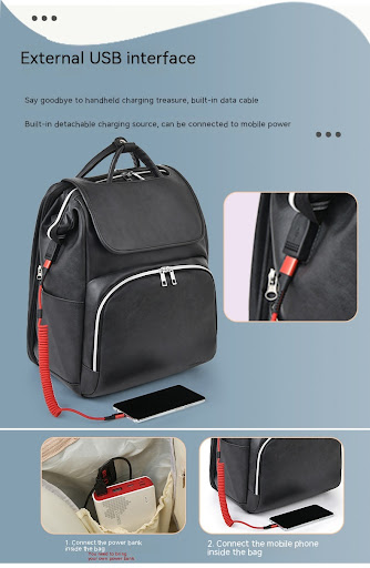 Title 4, Leisure Crib Baby Diaper Bag Lightweight and La...