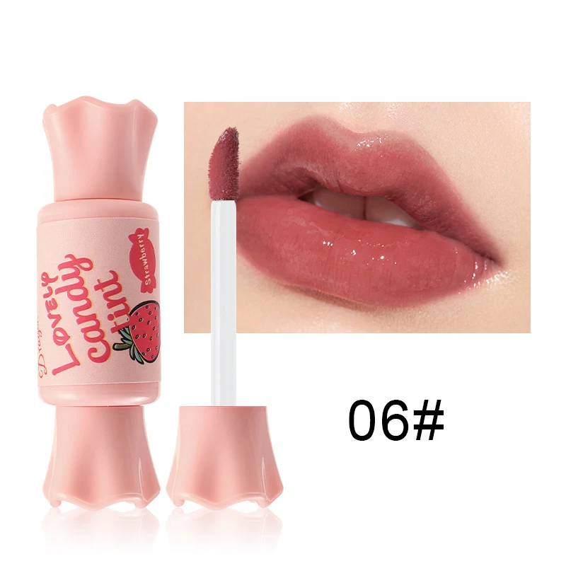 Lady Cute Mirror Candy Lip Glaze for sweet, luscious lips. A glossy, candy-like finish with long-lasting hydration and v