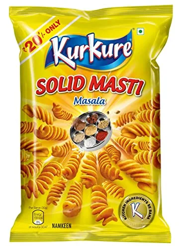 Kurkure Snacks, Solid Masti - 90 gm