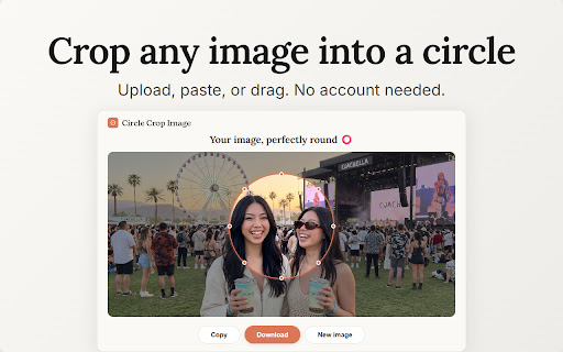 Circle Crop Image – Crop Photo into Circle, Free Round PFP Maker screenshot 3