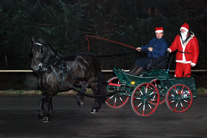 Babbo Natale in calesse di aesborg