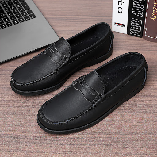 Title 13, Plus Size Mens Casual Genuine Leather Shoes Co...