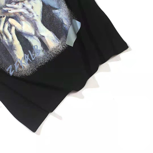 Title 5, Dark Luminous Round Neck Street Fashion Couple ...