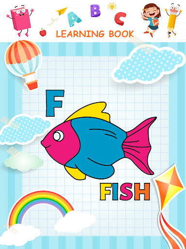 Alphabets Coloring Book Pages