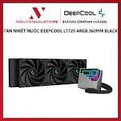 Tản Nhiệt Nước Cpu Aio Deepcool Lt720 Argb 360Mm Black/White - Hàng Chính Hãng