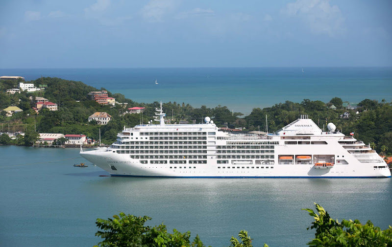 Silver Spirit alights in pretty St. Lucia.