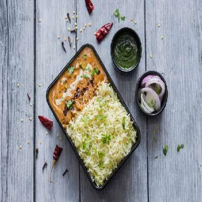 Rice Box With Ghar Ki Dal Makhni Meal