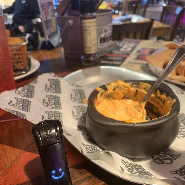 Buffalo chicken dip is not on the gluten free menu...so I tested it. Came back negative for gluten!! Chips are corn, so eat up my gluten free friends!!