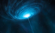 This handout artist’s impression released by the European Southern Observatory (ESO) of the Quasar 3C 279. File picture.