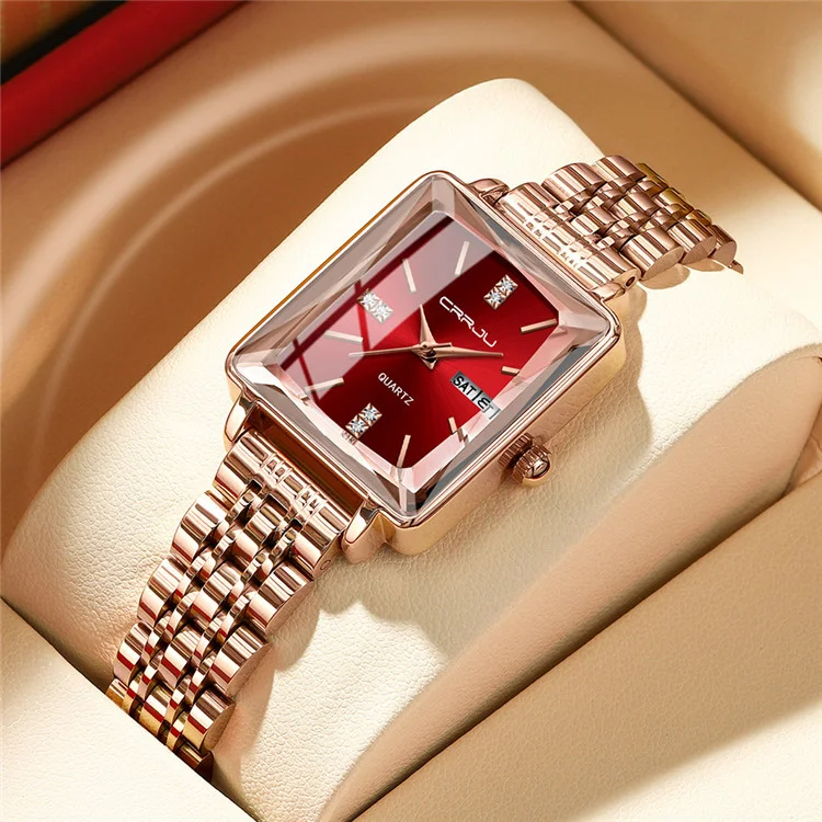 Title 15, Montre Femme en Acier Inoxydable, Étanche, Tend...