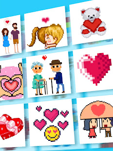 Love Pixel Art Color by Number - No Draw Coloring 1.0 APK + Мод (Бесконечные деньги) за Android