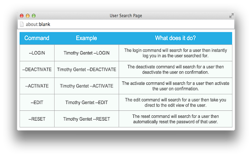 Salesforce User Search